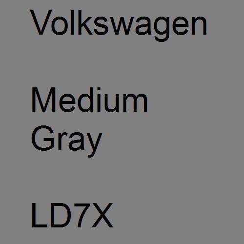 Volkswagen, Medium Gray, LD7X.